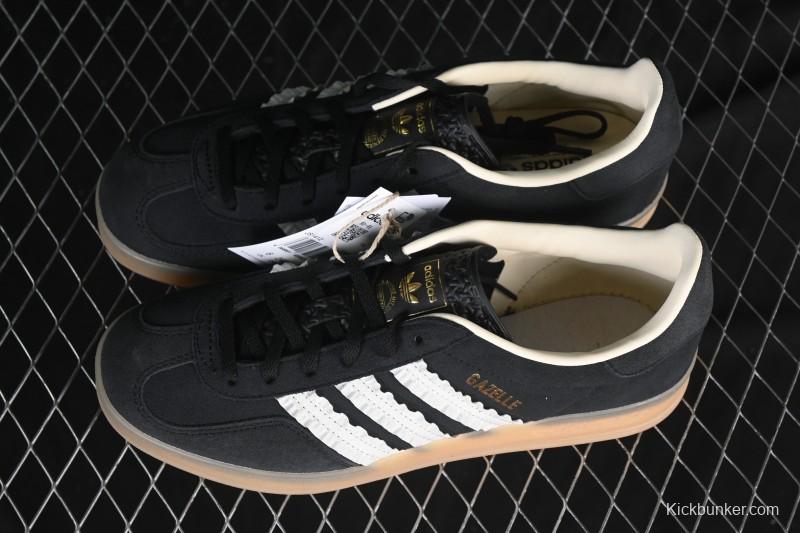 Adidas Originals Gazelle Indoor Retro Casual Slip-Resistant Wear-Resistant Low-Top Skate Shoes - JS1412