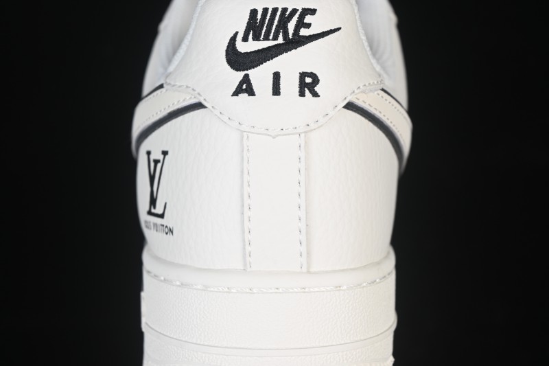 Nike Air Force 1 '07 Low LV Collaboration Off-White Small Swoosh Casual Sneakers - CS5288-035