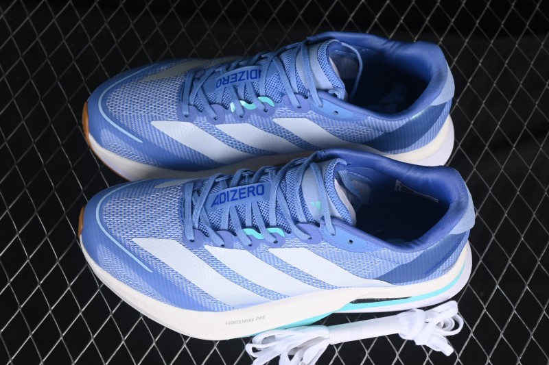 Adidas Adizero Boston 13 Running Shoes with Breathable Low-Top Design - JS4956