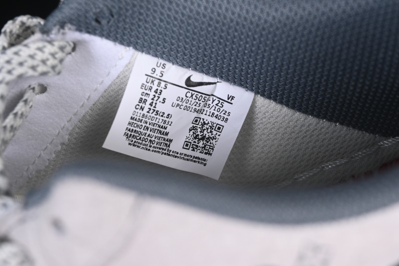 Nike Air Force 1 '07 Low LV Collaboration Grey Hook Woven Label Casual Sneakers - CX5050-Y25