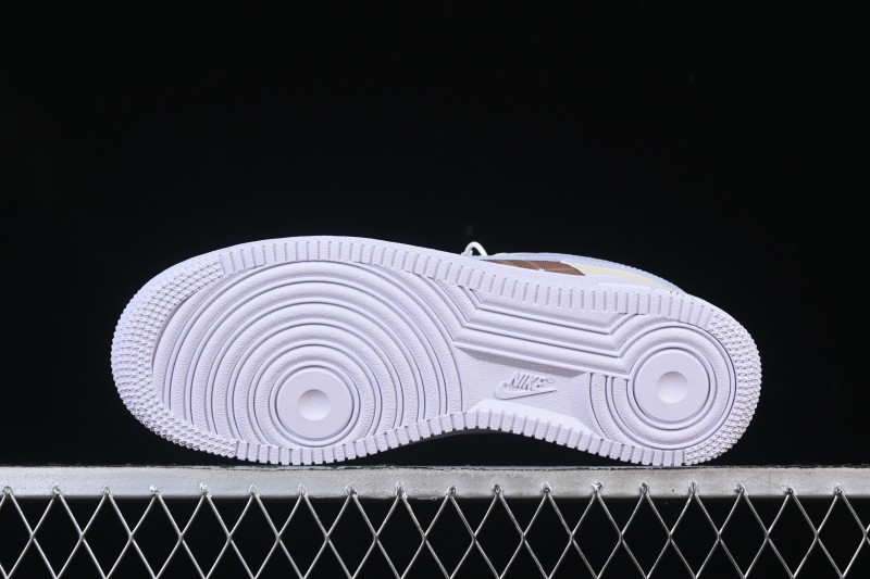 Nike Air Force 1'07 Low Casual Sneakers with Full-Length Air Cushion - IH7352-001