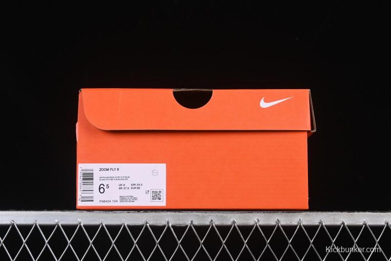 Nike Zoom Fly 6 Ultra-Bounce Lightweight Running Shoes - FN8454-104