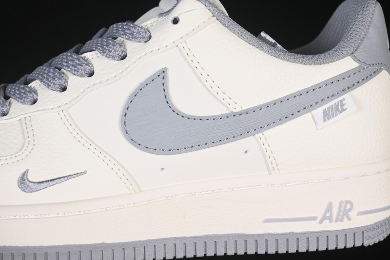 Nike Air Force 1'07 Low Classic Gray Casual Sneakers - SM6668-106