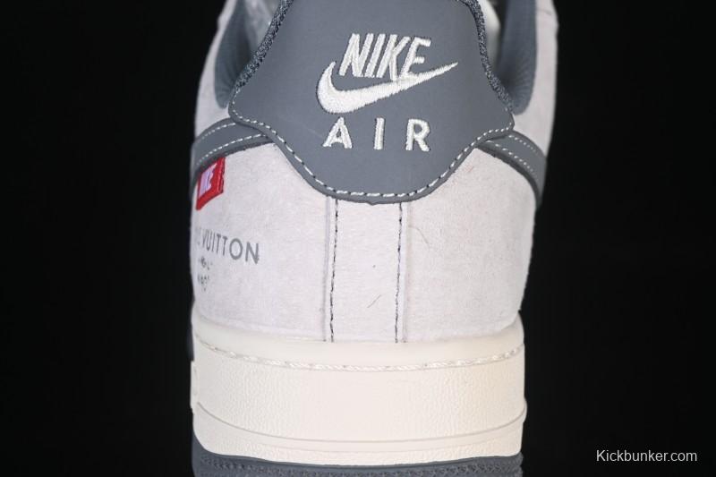 Nike Air Force 1 '07 Low LV Collaboration Grey Hook Woven Label Casual Sneakers - CX5050-Y25