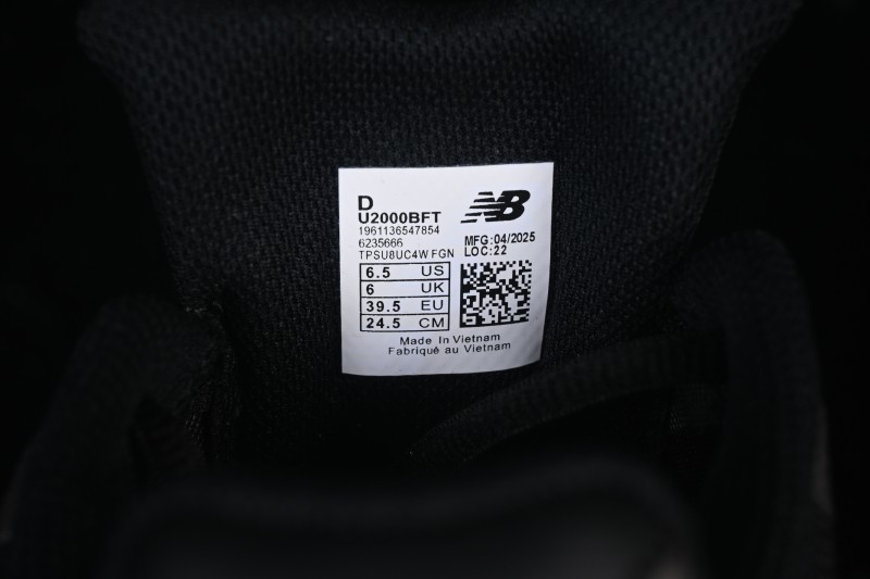 New Balance 2000 Series Retro Dad Style Casual Sports Running Shoes - U2000BFT