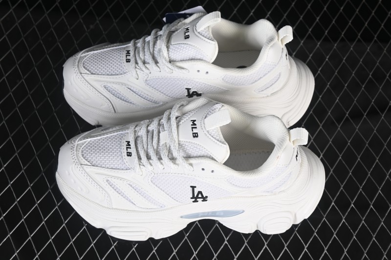 New York Yankees Chunky A Height-Increasing Thick Sole Casual Running Shoes - 3ASHW055N07WHS