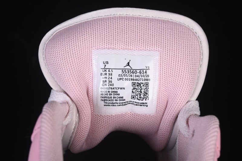 Nike Air Jordan 1 Low AJ1 Pearl Pink Low-top Casual Sneakers - 553560-614