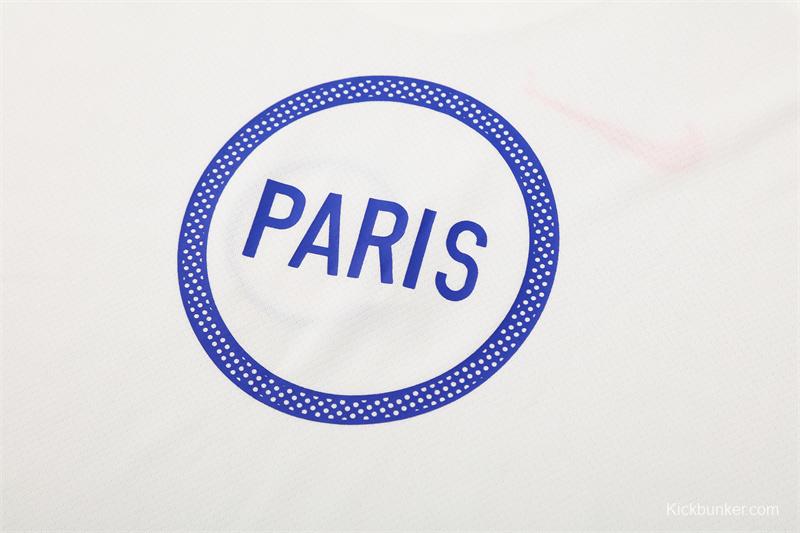 25/26 PSG White T90 with XS Short Sleeve+Soccer Shorts