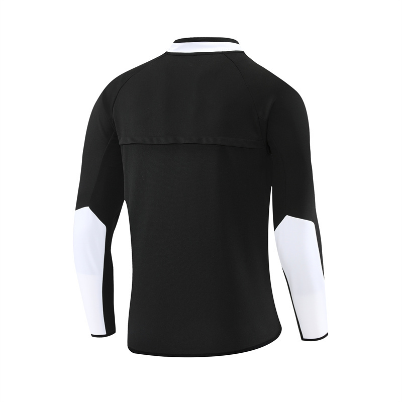 Retro 02/03 Manchester United Black Half Zipper Jacket