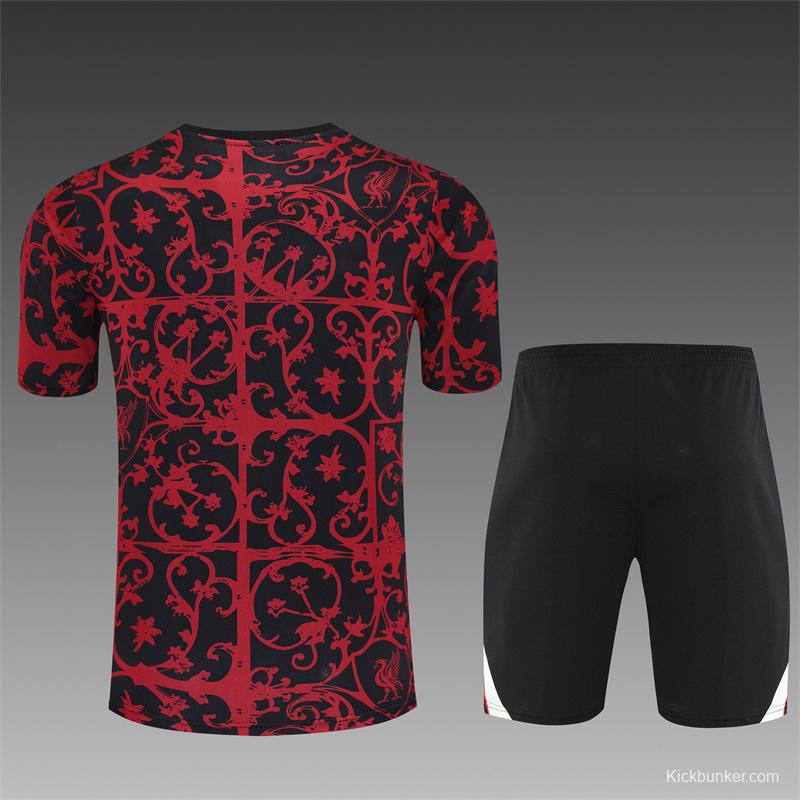 25/26 Liverpool Red Camouflage Short Sleeve Jersey+Shorts with XS