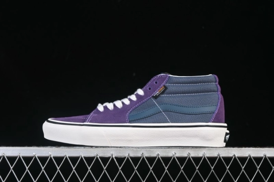 Vans Sk8-Mid Mid-Top Casual Skateboarding Shoes with Vulcanized Construction - VN0A4UUK76Y
