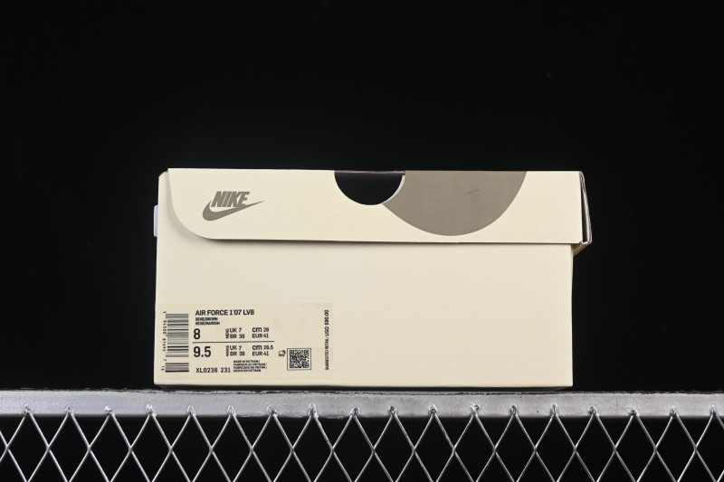Nike Air Force 1 '07 Mid Retro Basketball Sneakers with 3M Reflective Upper and Crystal Translucent Sole - XL0236-231