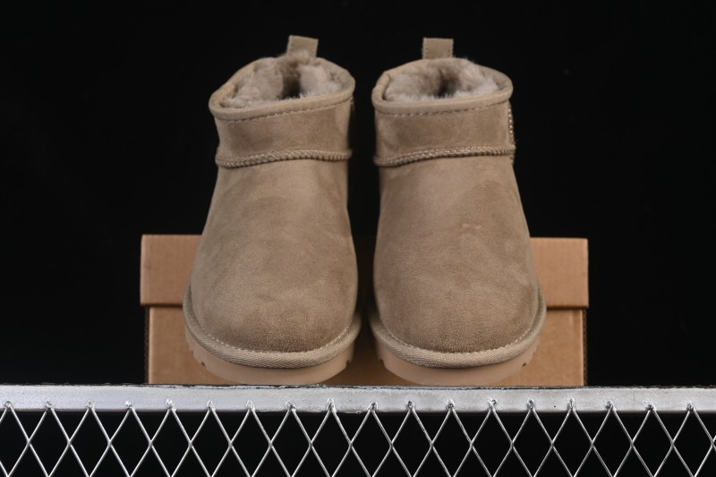 UGG Classic Ultra Mini Sheepskin Boots with Water-Resistant A-Grade Fur - 1116109