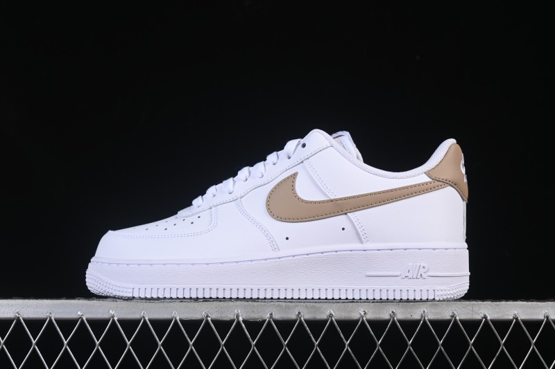 Nike Air Force 1 '07 Low Basketball Shoes with Classic Leather Upper and Air-Sole Cushioning - FJ4146-120