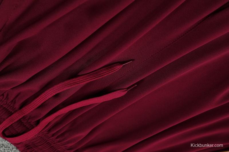 25/26 Arsenal Adidas Original Wine Short Sleeve Jersey+Shorts