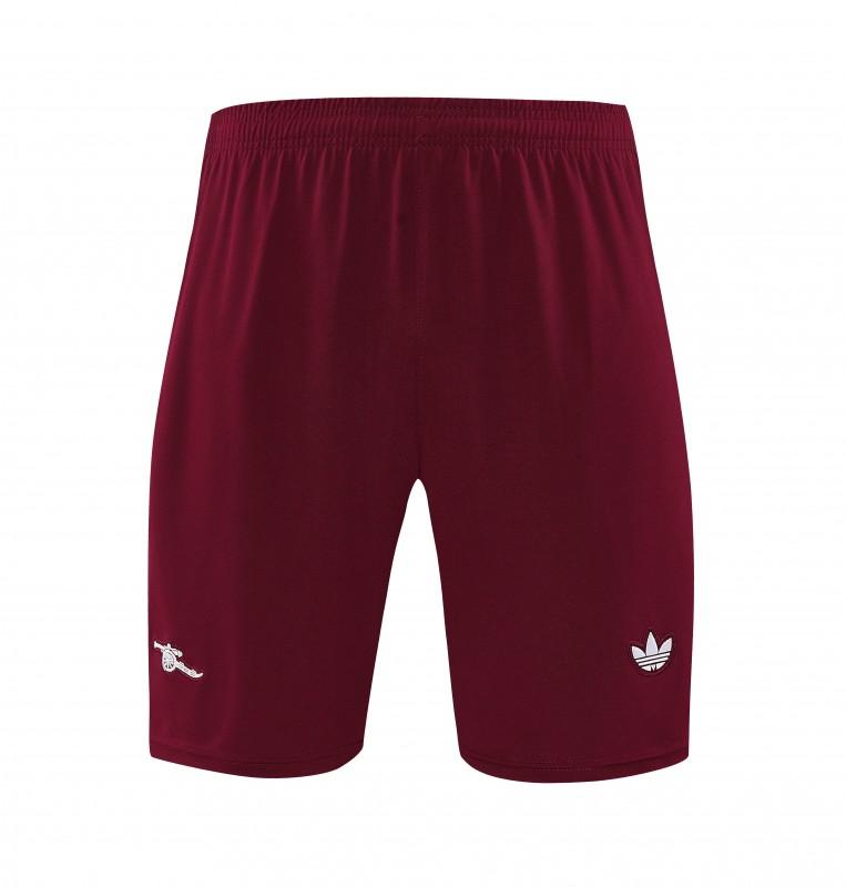25/26 Arsenal Adidas Original Wine Short Sleeve Jersey+Shorts