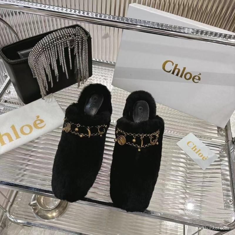 Chloe 2026 Real Fur Slippers - LY00320
