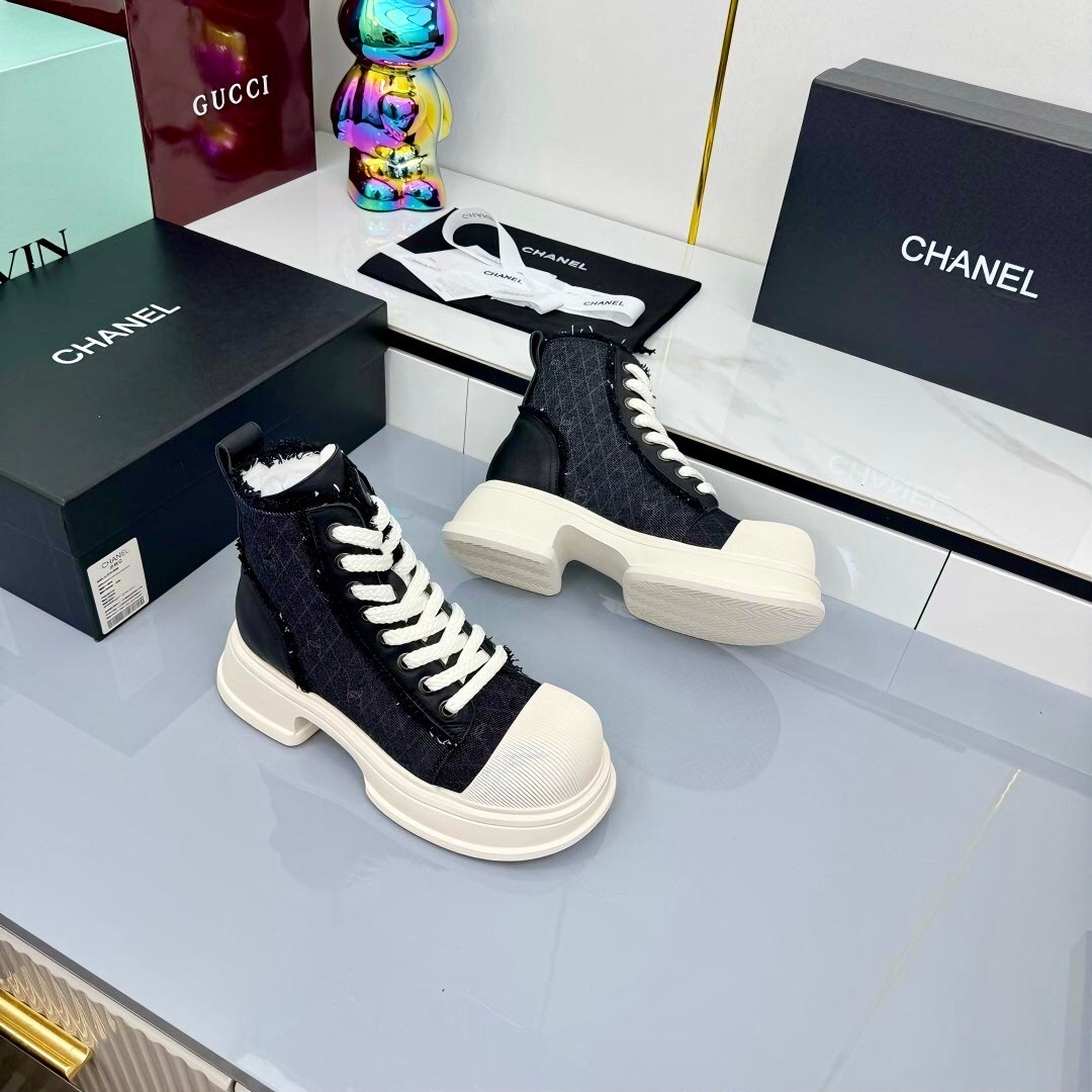 Chanel 2025/SS Short Boots Essential Autumn Winter Item - LY00380