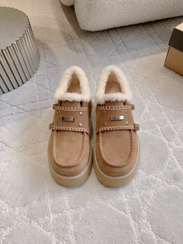UGG 2025/SS Wool Warm Platform Casual Shoes - AS00300