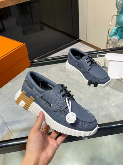 Hermès Classic Casual Sports Shoes with Exaggerated H Logo and Vibrant Colors - LY00300