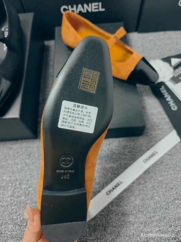 Chanel Classic Slingback Bow Flats - LY00290