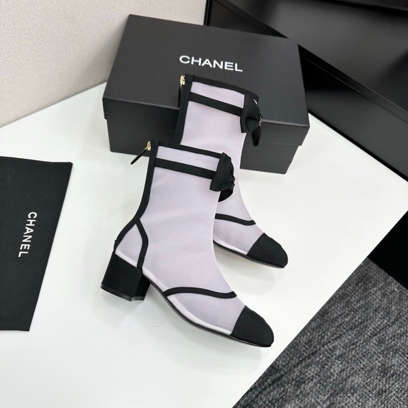 Chanel Classic Bow Ankle Boots - LY00