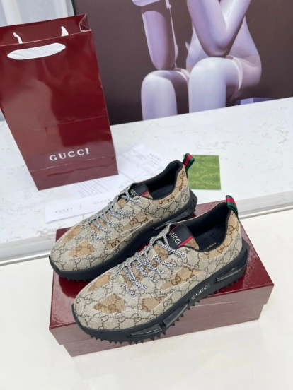 Gucci 2025/SS Series 2.0 Sneakers with Reflective Stripes and Retro Design - LY00320