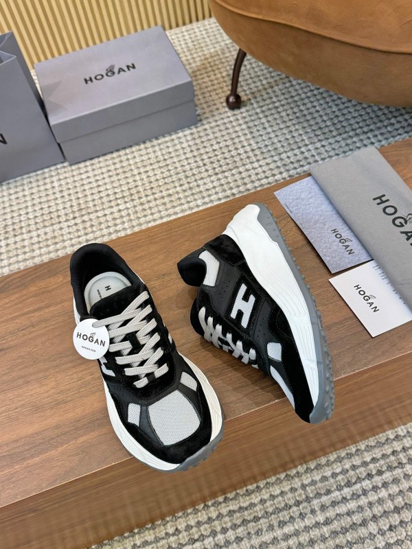 Hogan H-STRIPES Series Couple Thick Sole Dad Shoes Casual Sneakers - LY00370/LY00380