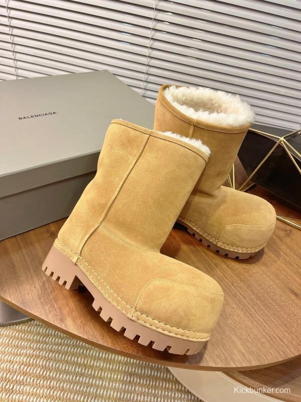 Balenciaga 2025 SS Oversized High Heel Snow Boots - AS00520
