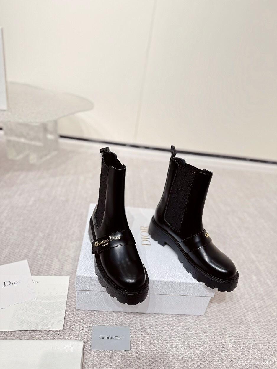 DIOR CHRONO Slip-On Motorcycle Boots - LY00340