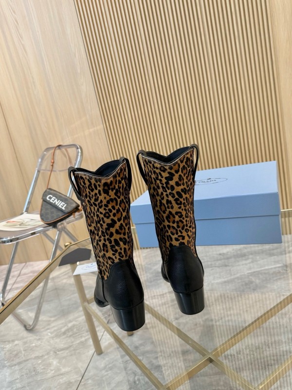 Prada Classic Pointed Toe Boots - LY00370/LY00440