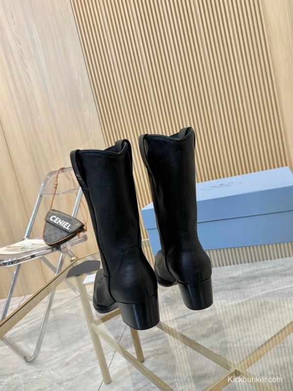 Prada Classic Pointed Boots 2025 SS - LY00370/LY00440