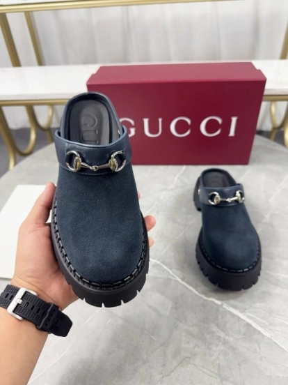 Gucci GG Platform Loafers with Lug Sole - KFY00280