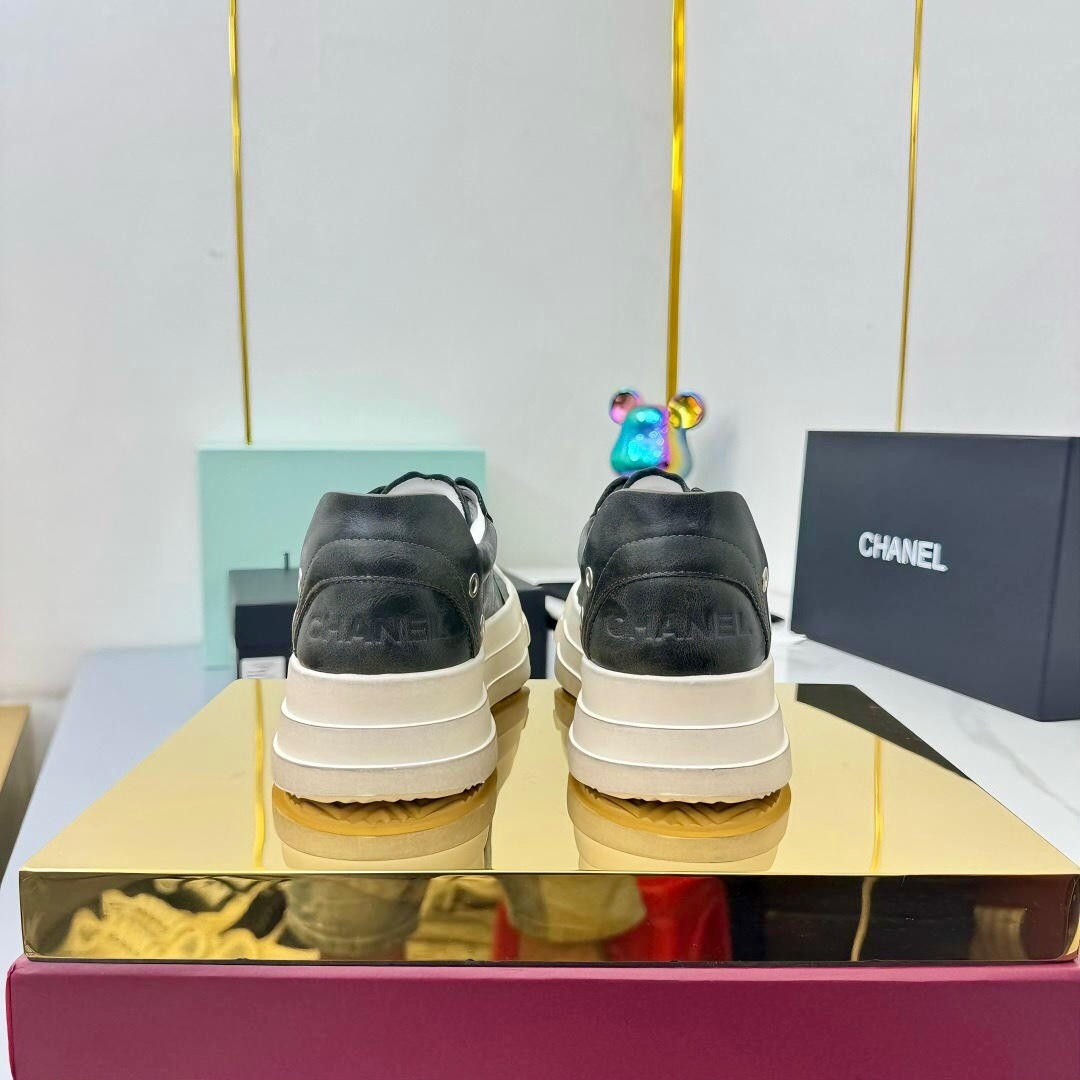 Chanel 2025 SS Panda Casual Sneakers Dirty Style - LY00330