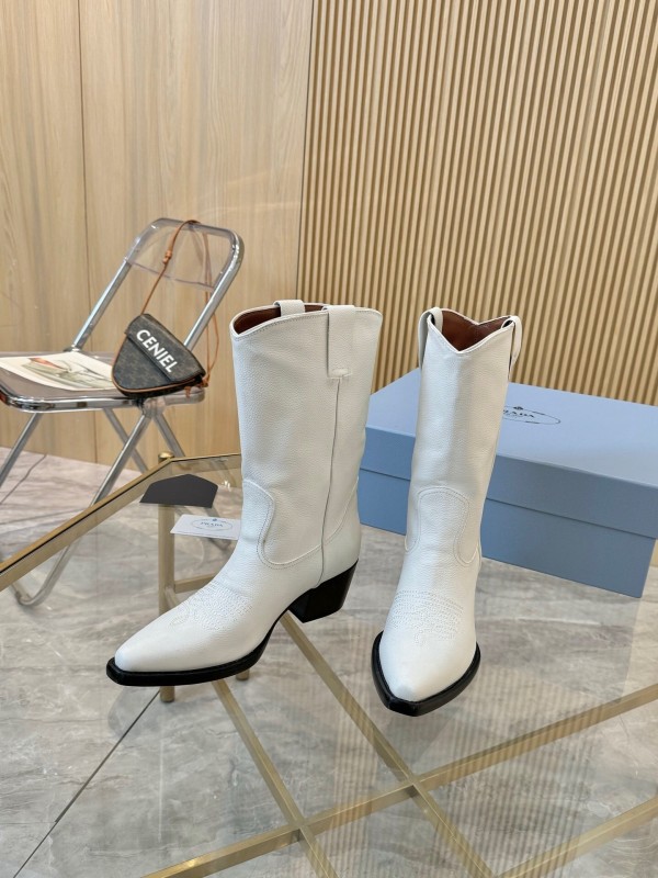 Prada Classic Pointed Toe Boots - LY00370/LY00440