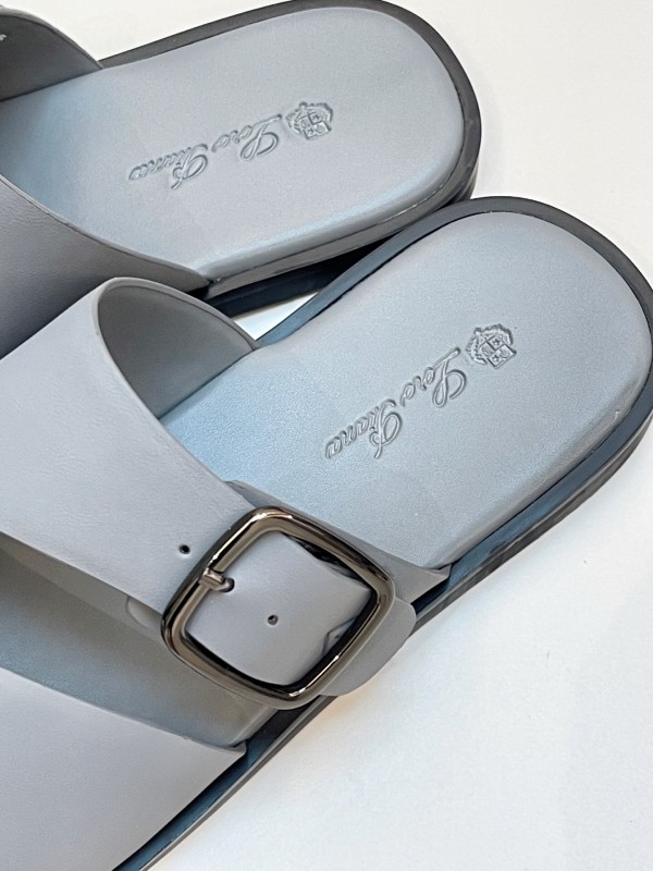 Loro Piana 2025 SS Men's Spring Summer Slippers with High-Quality Stitching and Comfortable Sole - AS00250