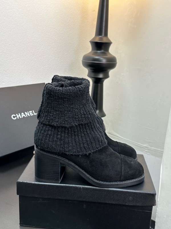 Chanel 2025/SS Short Boots Essential Autumn Winter Item - LY00260
