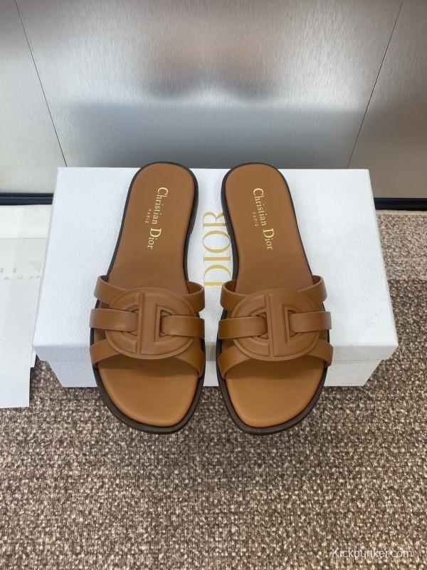 Dior D-Club Jelly Color Hollow Layered Cross Strap Women Sandals - KFY00280