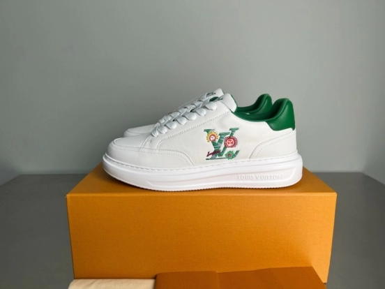 Louis Vuitton Beverly Hills Low-Top Fashion Sneakers Unisex Couple Style - YC