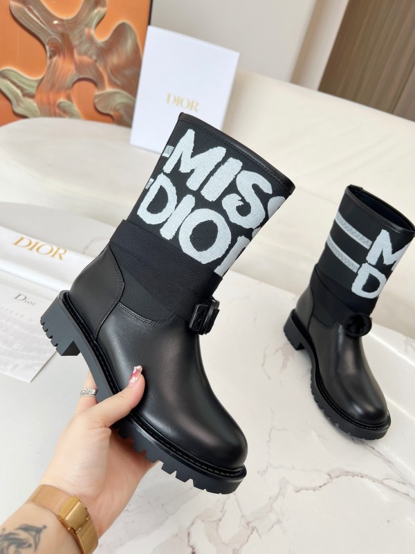 Dior 2025/SS Autumn Winter Boots Retro Work Boots Slip-On - LY00320