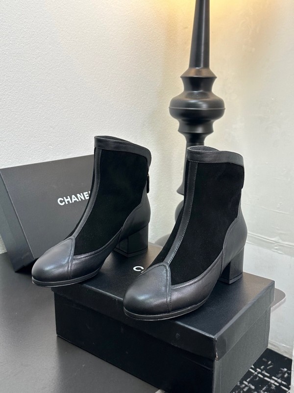 Chanel 2025 SS Short Boots Essential Fall Winter Fashion Item - LY00390