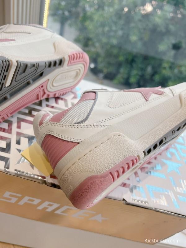 Golden Goose G411 Spring Summer Retro Running Shoes with Soft Sole - KFY00320