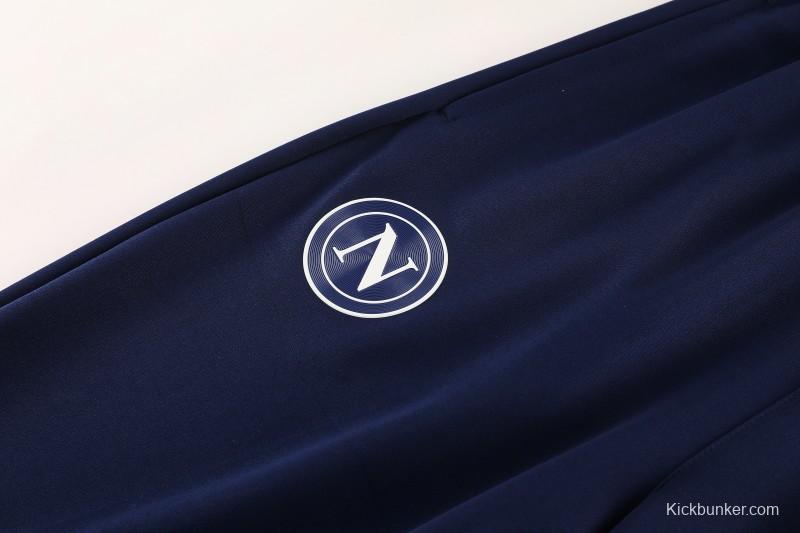 25/26 Napoli Blue/Black Full Zipper Jacket+Long Pants