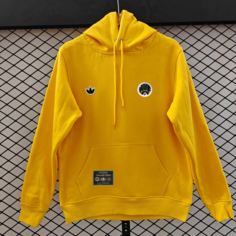 25/26 Adidas x Newcastle United Retro Embroidered Logo Hoodie 9 Colors