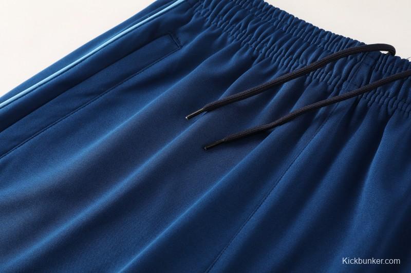 25/26  Adidas Navy Blue Full zipper Jacket Tracksuit+ long pants