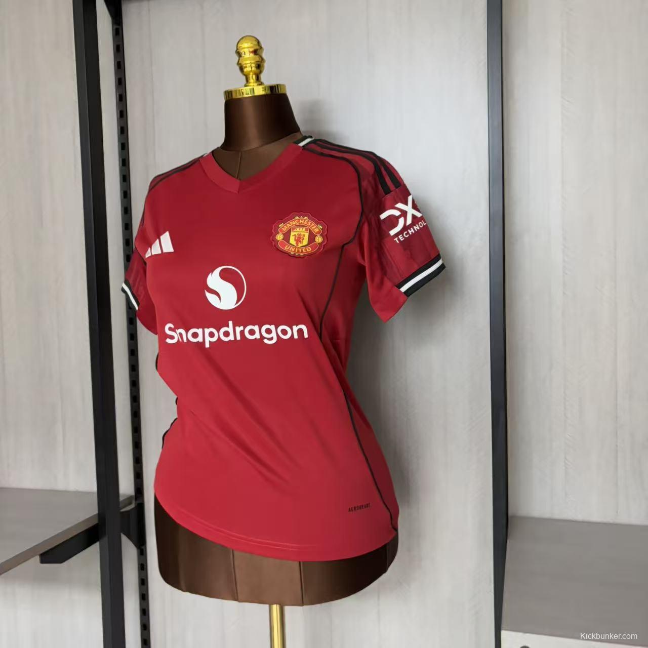 25/26 Women Manchester United Home Jersey