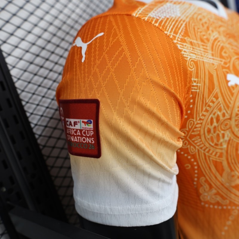 2026 Player Version Ivory Coast Special Edition Orange Jersey