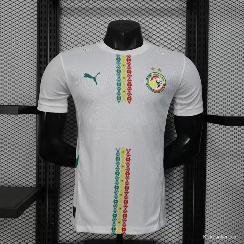 2026 Player Version Senegal Home White Double Stars Edition Jersey