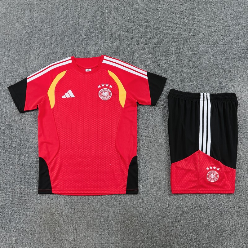 26/27  Germany Red Short Sleeve+Soccer Shorts