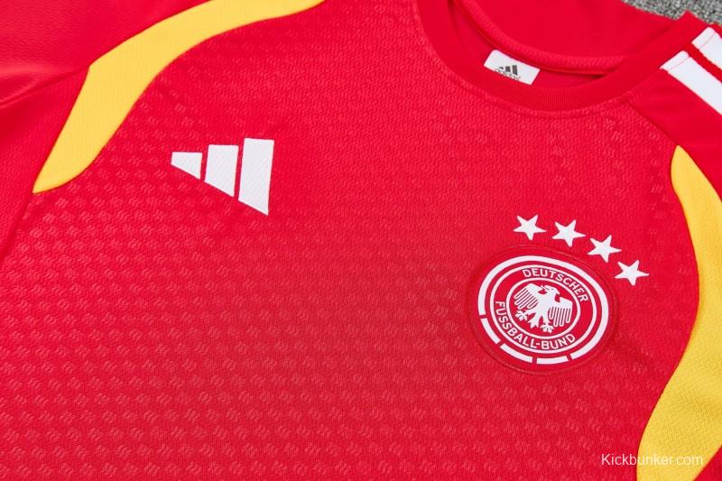 26/27  Germany Red Short Sleeve+Soccer Shorts